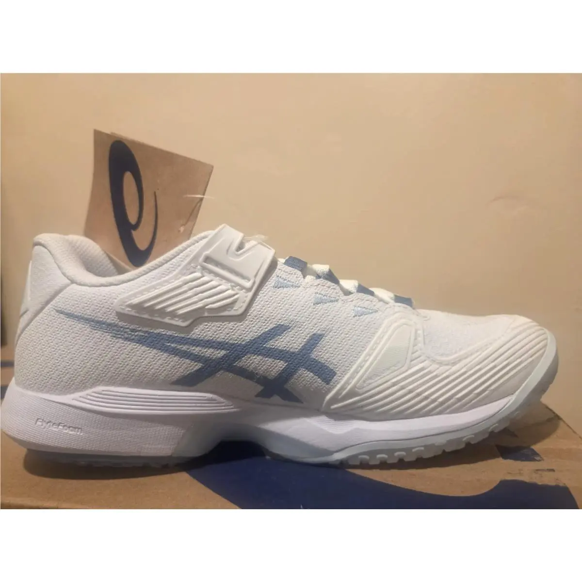 Asics shoes - ASICS Solution Speed FF - Solution Speed - 1042A306-102 - White/Saba Blue (UPC: 199023108814) 2