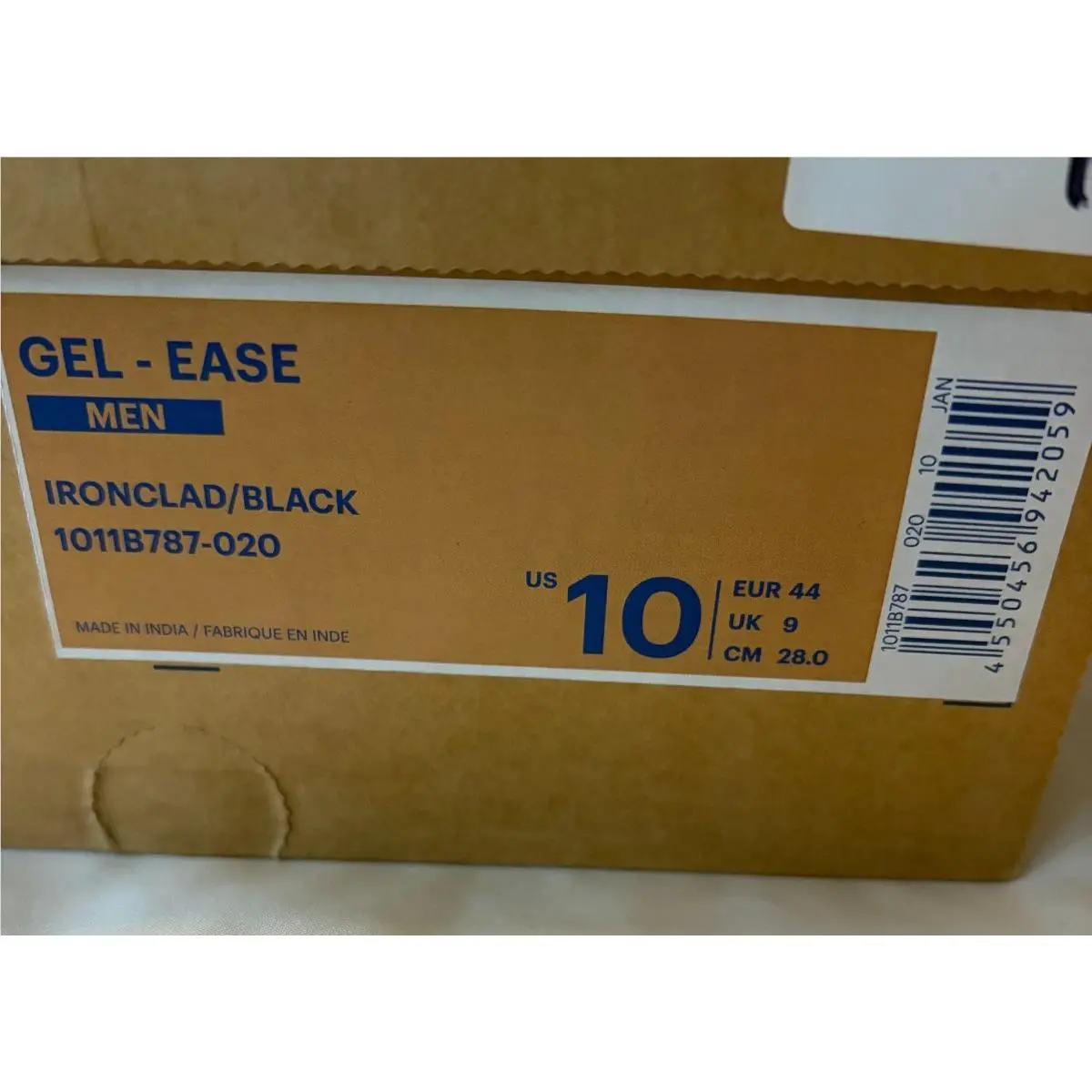 Asics shoes - ASICS Gel-Ease - 1011B787-020 - Ironclad Blue/Black (UPC: 4550456942059) 2