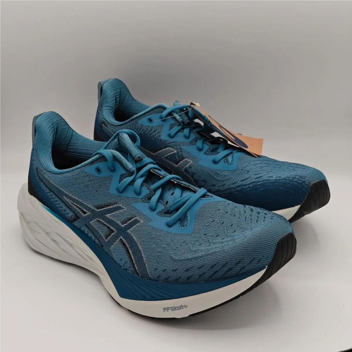 Asics Novablast 4 Running Shoes Men’s Blue Teal Evening Teal 1011B693-401 12