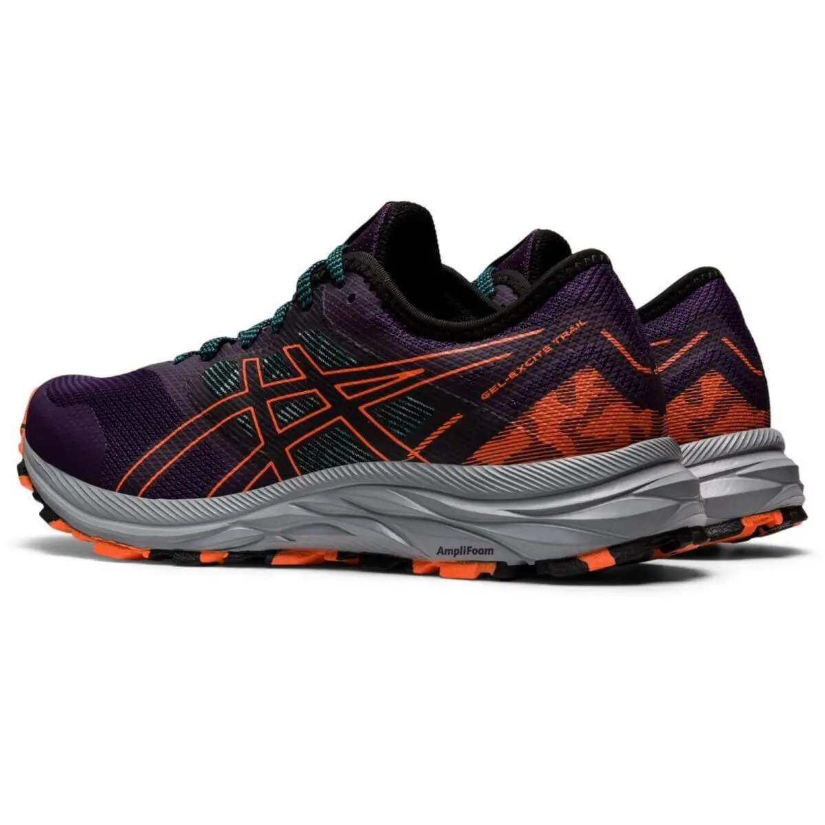 Asics shoes - Night Shade/Nova Orange 2