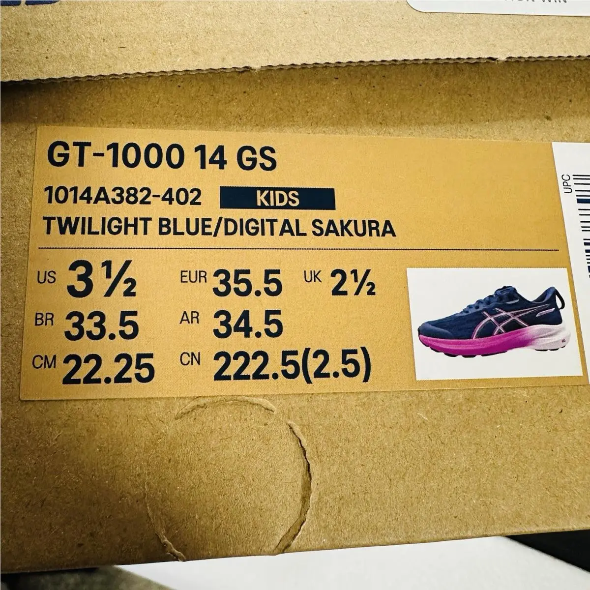 Asics shoes - ASICS GT 1000 - Blue 10