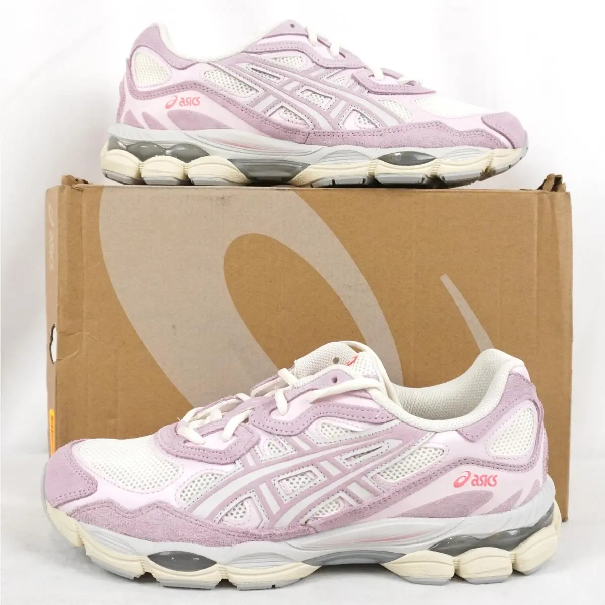 Asics Gel-nyc Sneakers In Cream/rose Water - Unisex Size M9/W10.5 1203A383-106