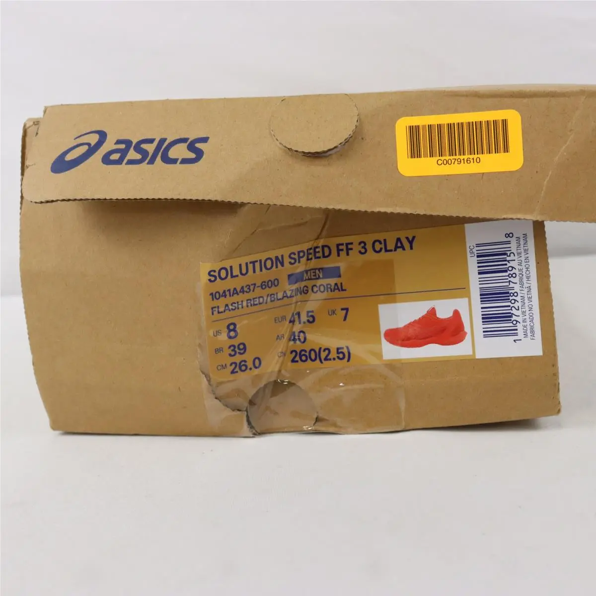 Asics shoes - 1041A437600 - 1041A437-600 - Red (UPC: 197298789158) 5