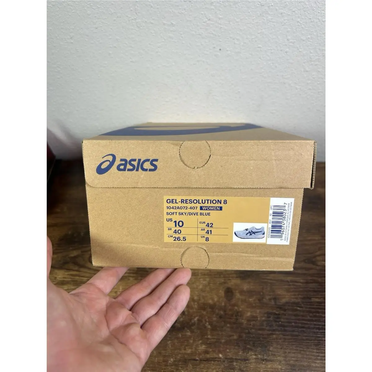 Asics shoes - ASICS Gel Resolution - Gel Resolution - 1042A097-407 - Blue, Manufacturer: Soft Sky/Dive Blue 14