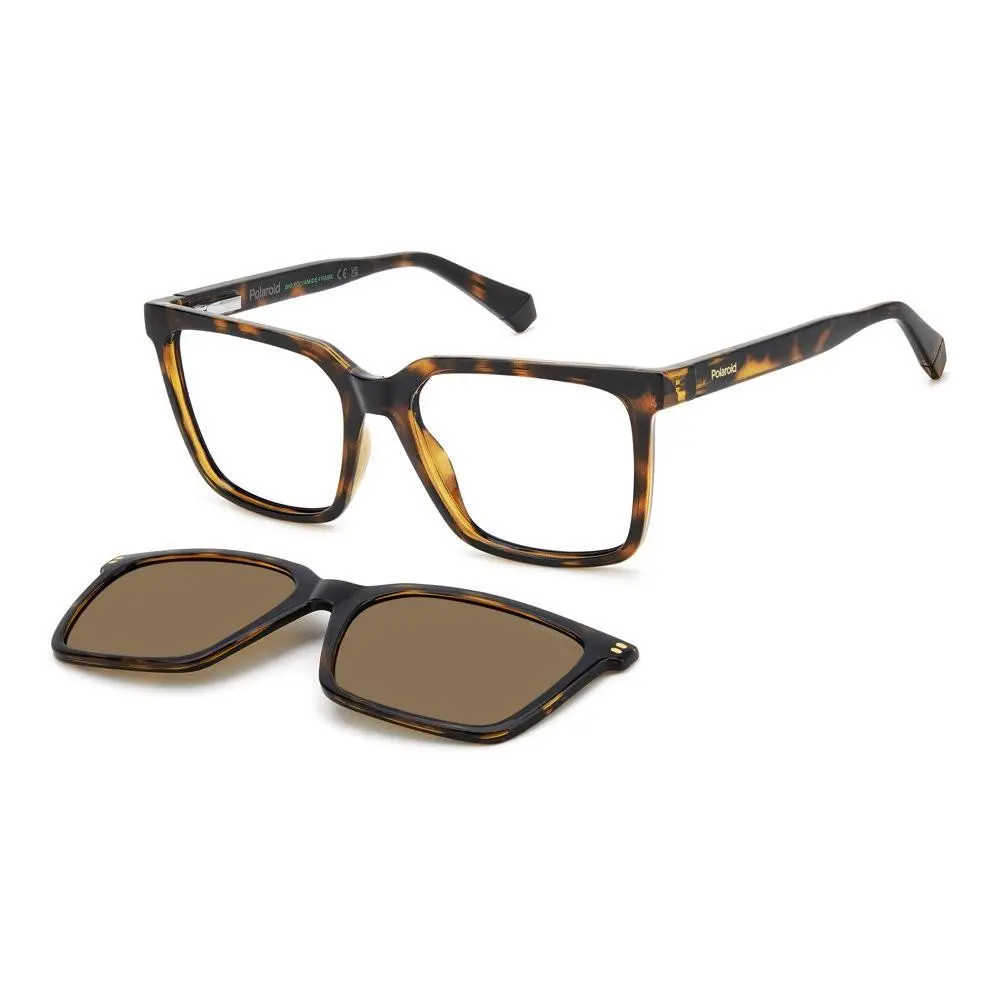 Polaroid Pld D 556 /C 86sp Sp Brown Polarized Size 54 Eyeglasses