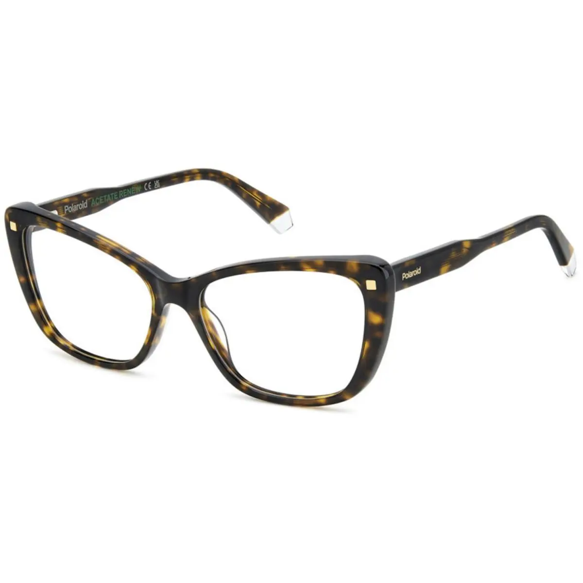 Polaroid Pld D 542 Havana Brown 086 Size 56 Eyeglasses