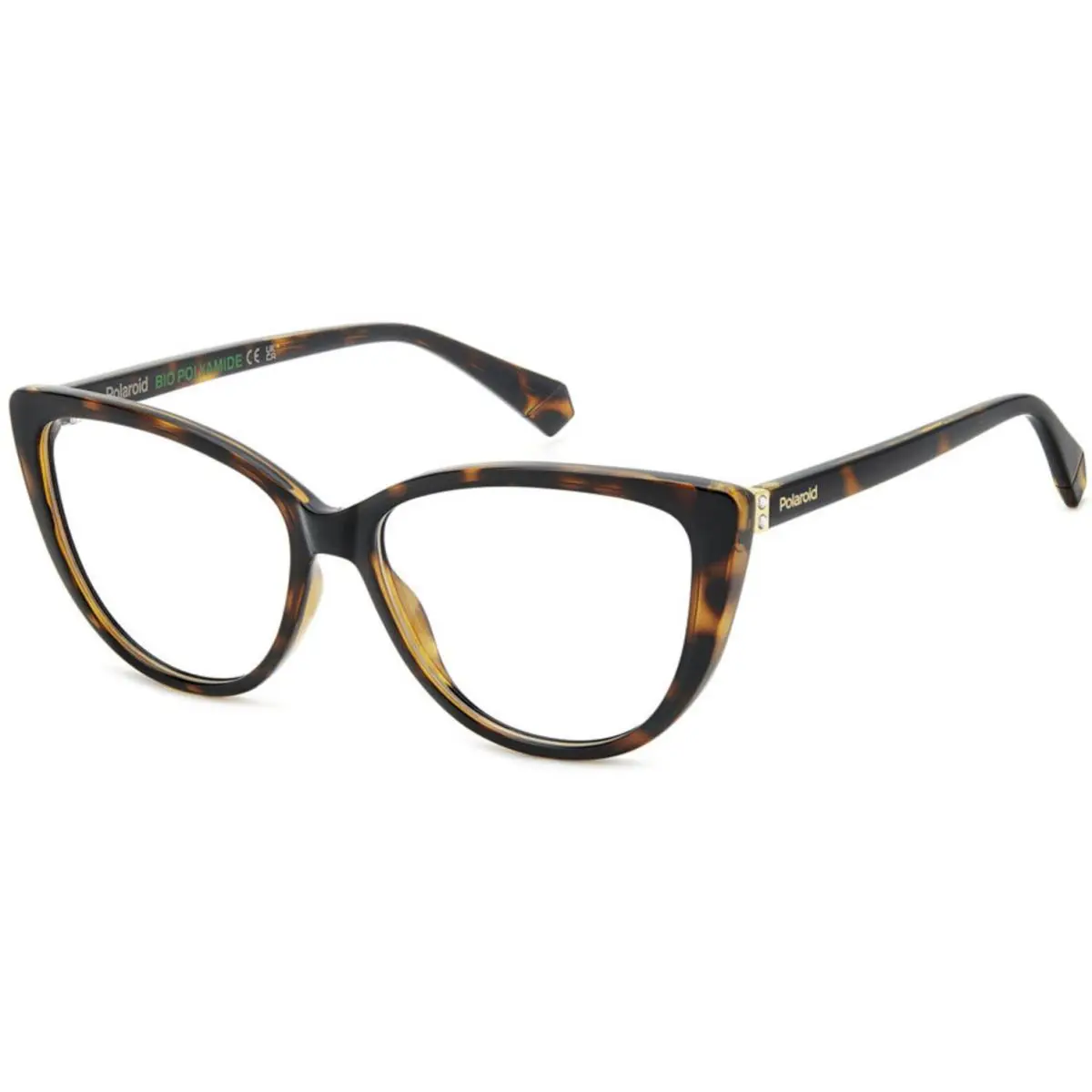Polaroid Pld D 543 Havana Brown 086 Size 56 Eyeglasses