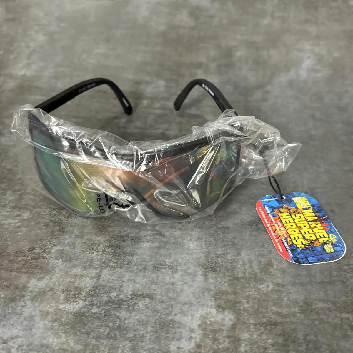 Vintage Marvel Polaroid Spider-man Doc Ock Holographic Sunglasses 90s 1995