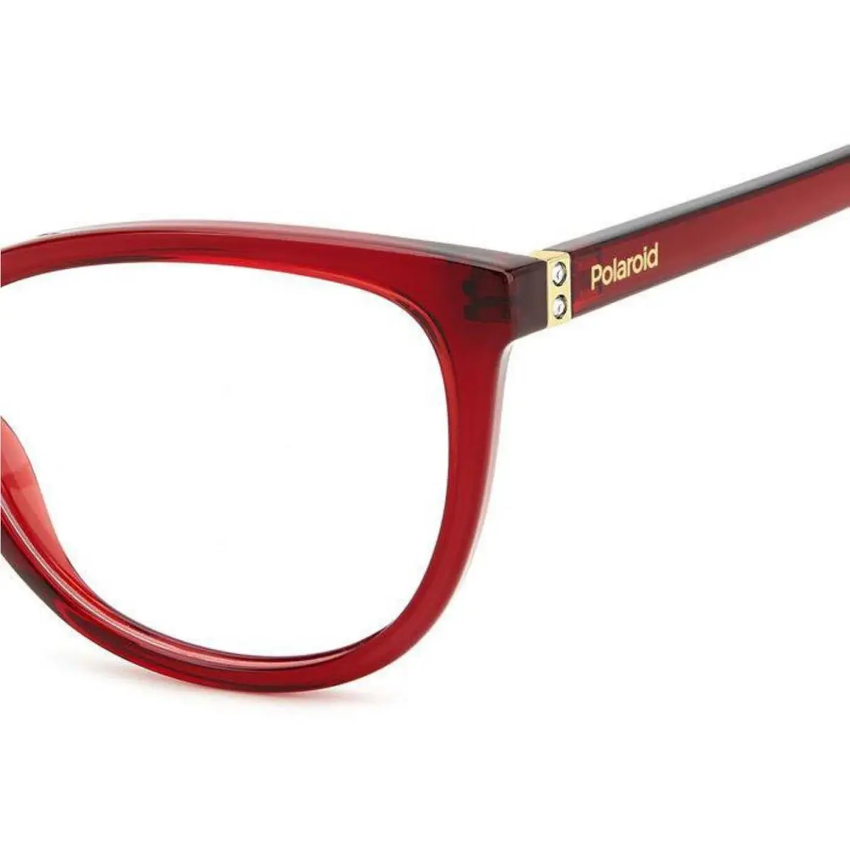 Polaroid Pld D 504 Burgundy Lhf Size 53 Eyeglasses