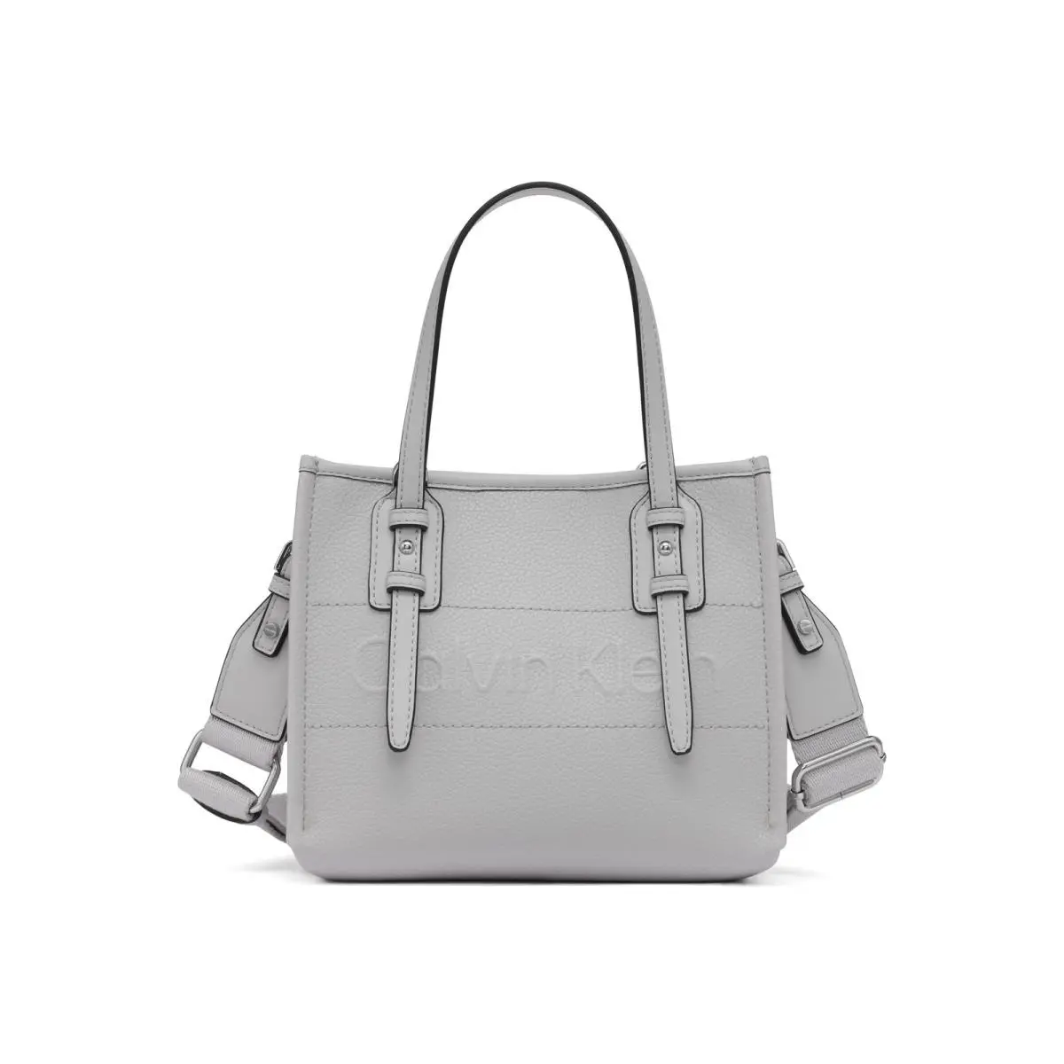 Calvin Klein Modern Essential Mini Tote Crossbody Dove One Size Grey