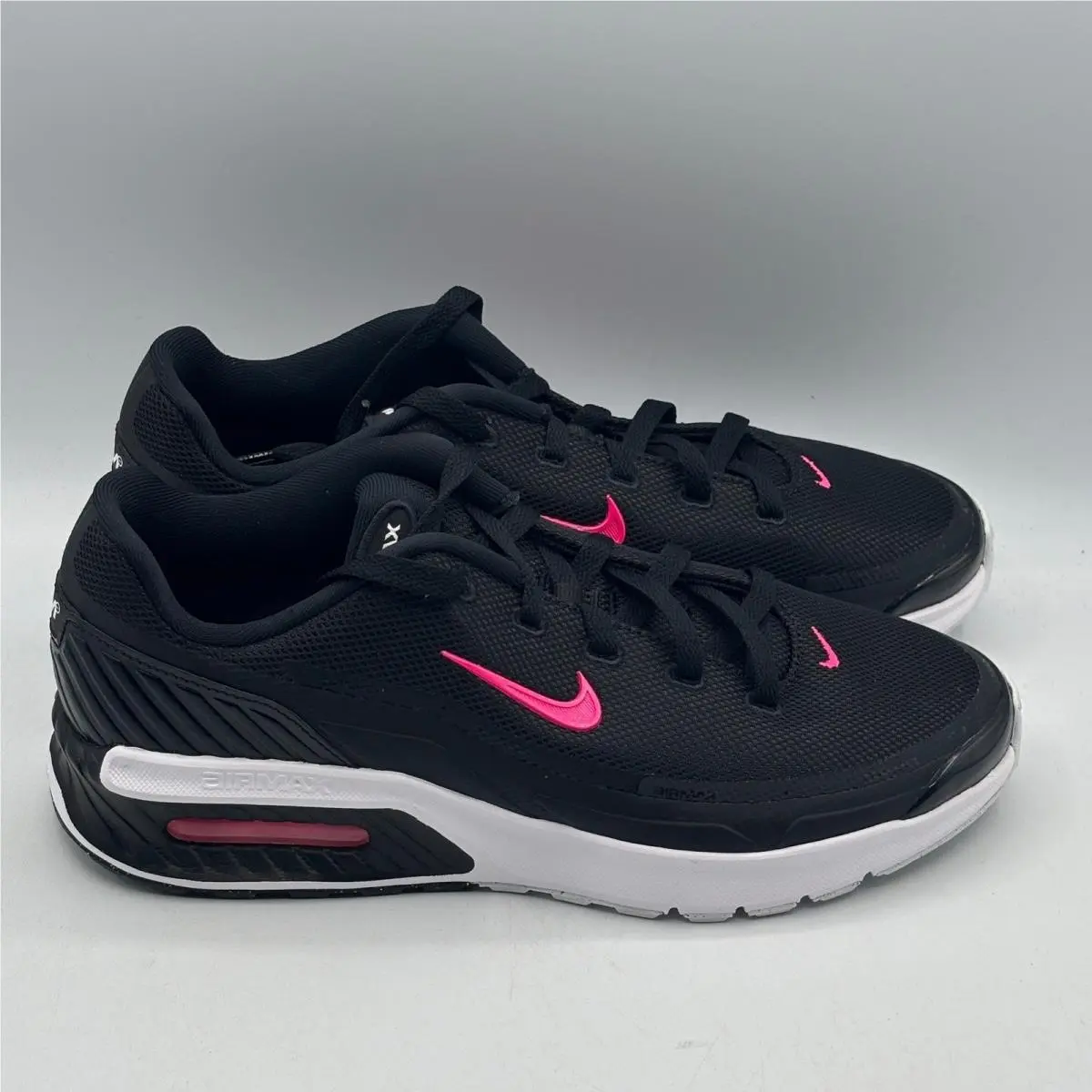 Nike Air Max Bia Shoes Women Size 10 Black Hyper Pink Running Sneaker IF2628-006
