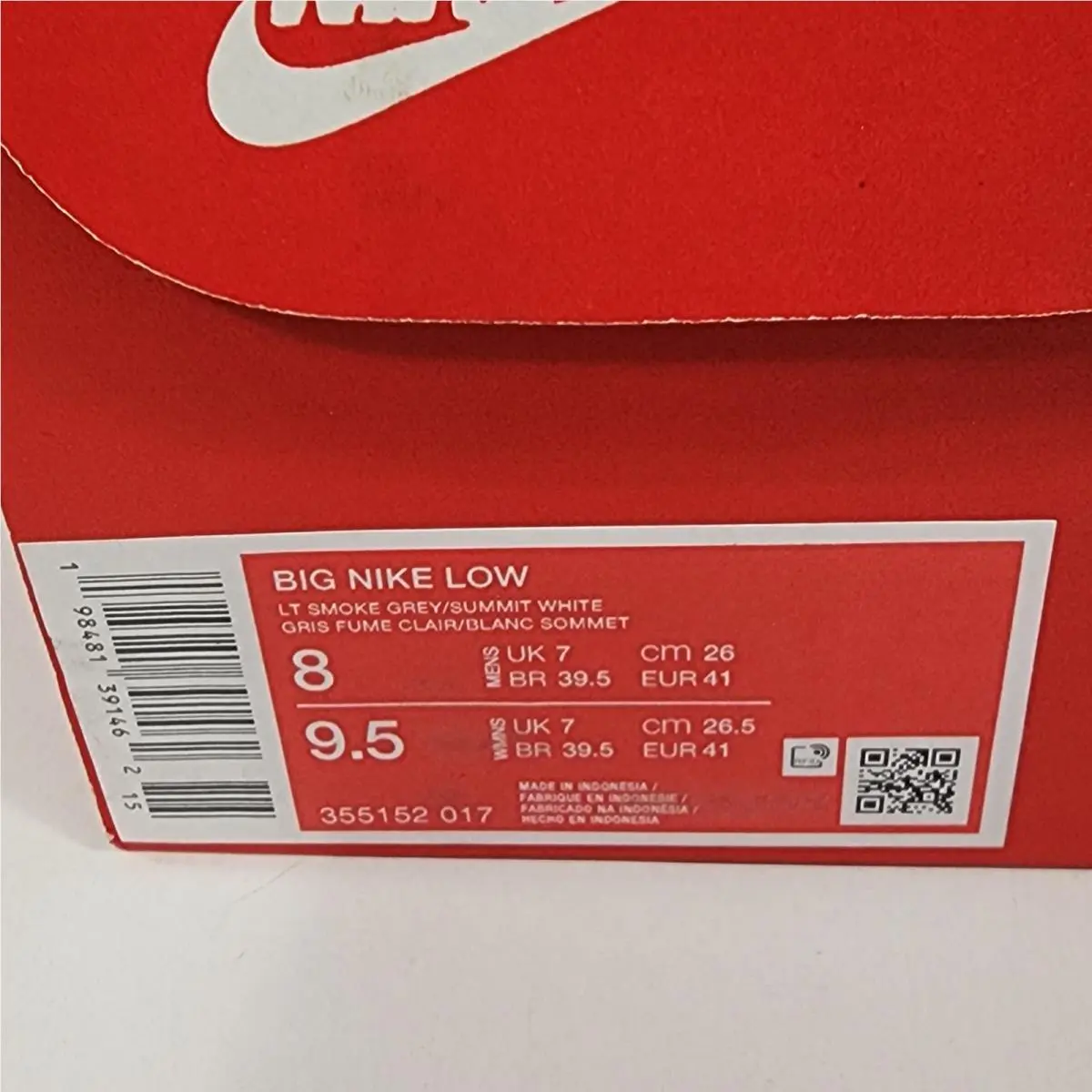 Nike shoes - Big Nike Low - Big Low - Gray 6