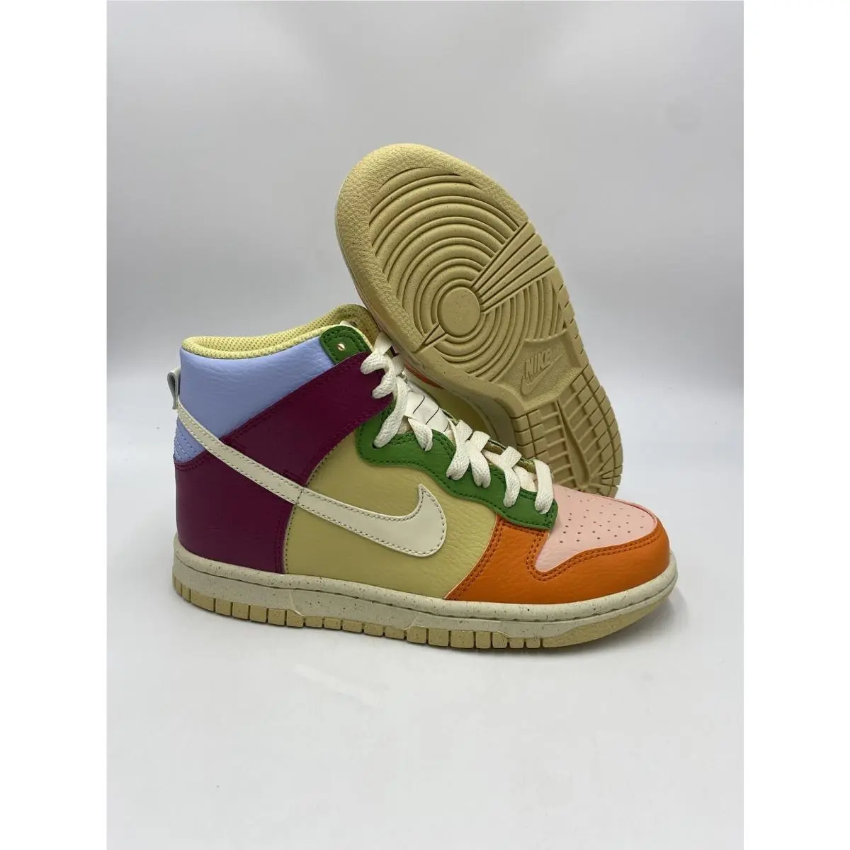 Nike Dunk High NN GS Dnmc Berry/ccnut Milk DZ5638 500 US SZ 4Y