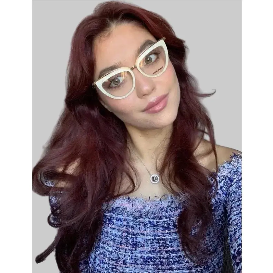 DSQUARED2 DQ 5238 025 50mm White Cat Eye Women`s Eyeglasses Frame F3