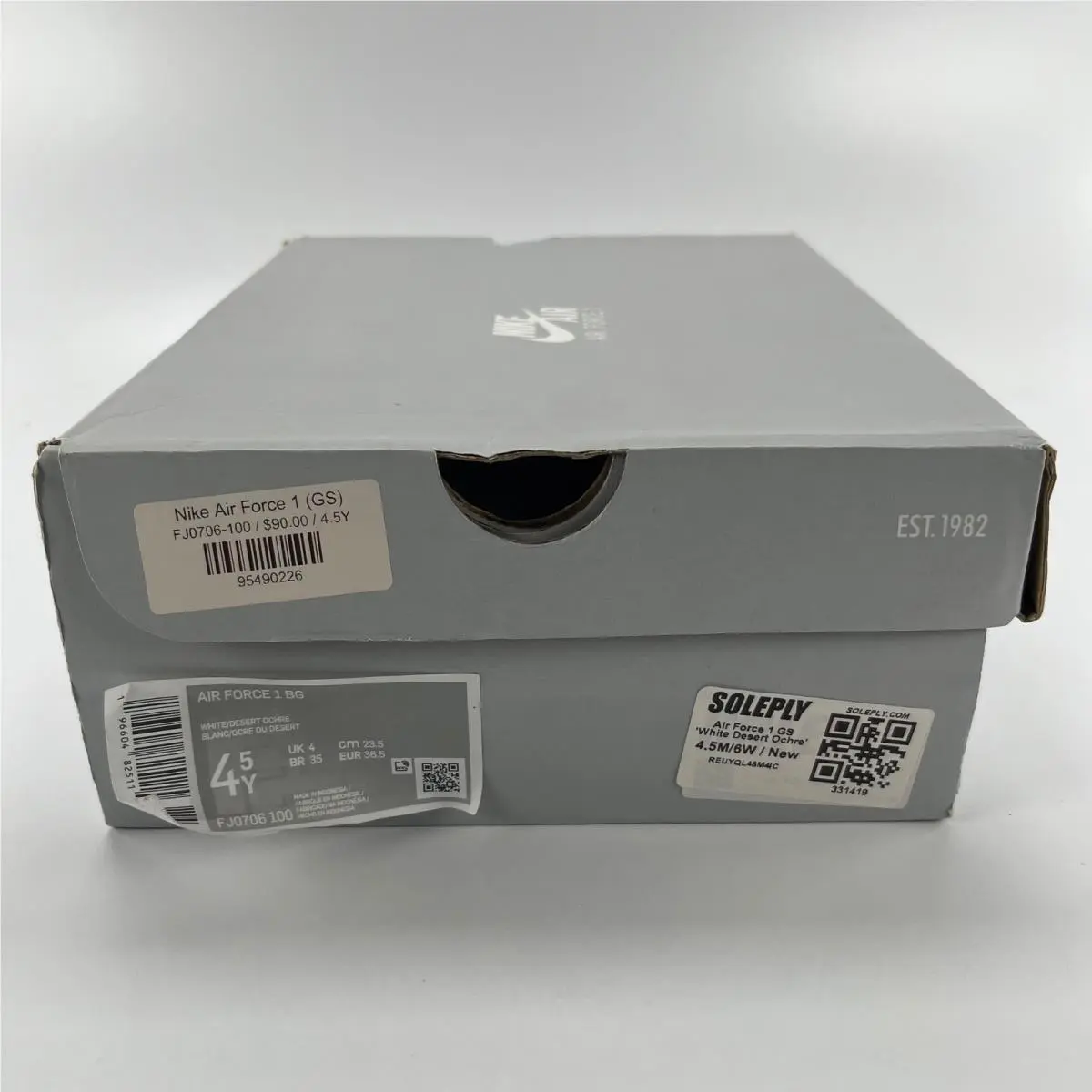 Nike shoes - Nike Air Force 1 GS - White 6