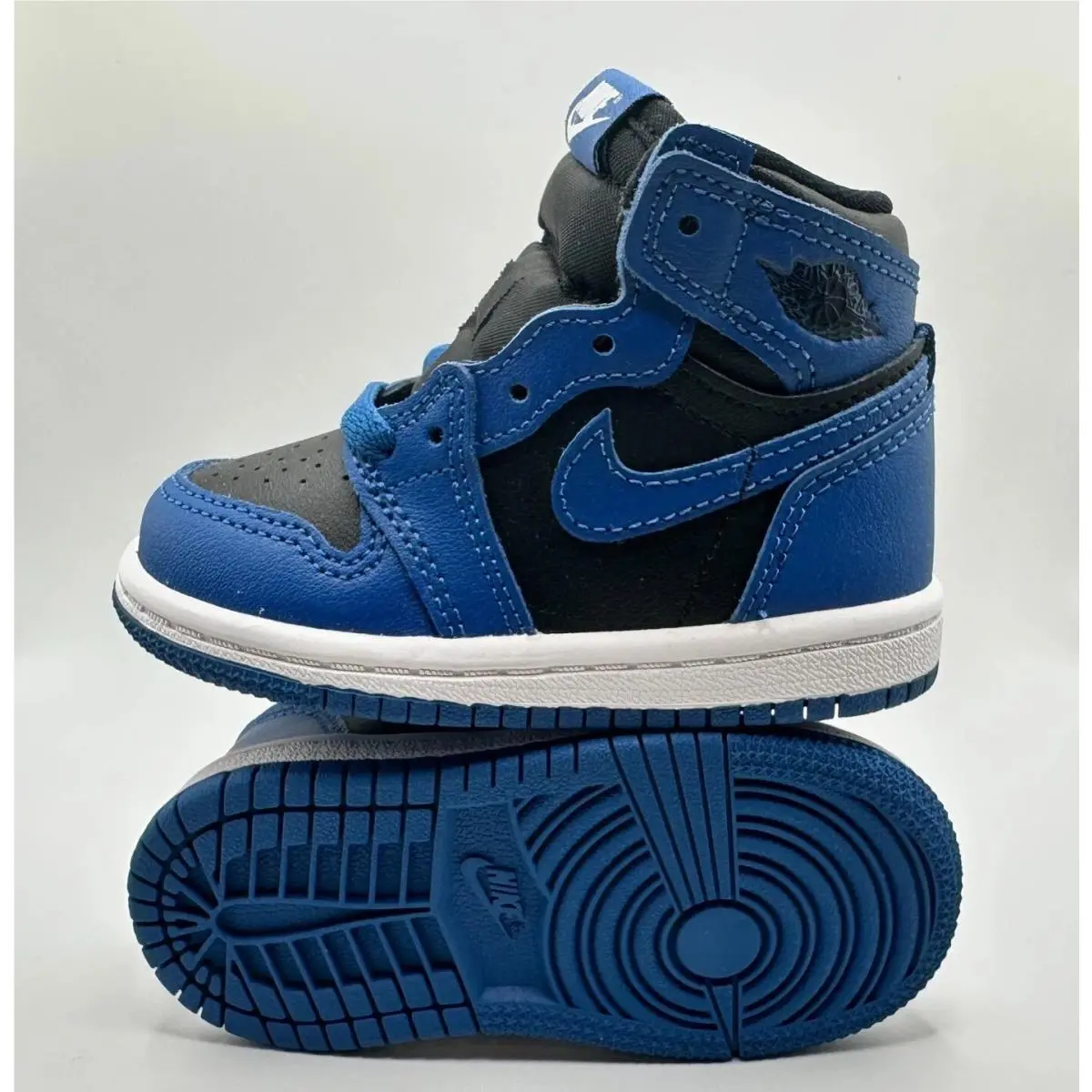 Nike Air Jordan 1 High OG Dark Marina Blue Black AQ2665-404 Toddler 5C