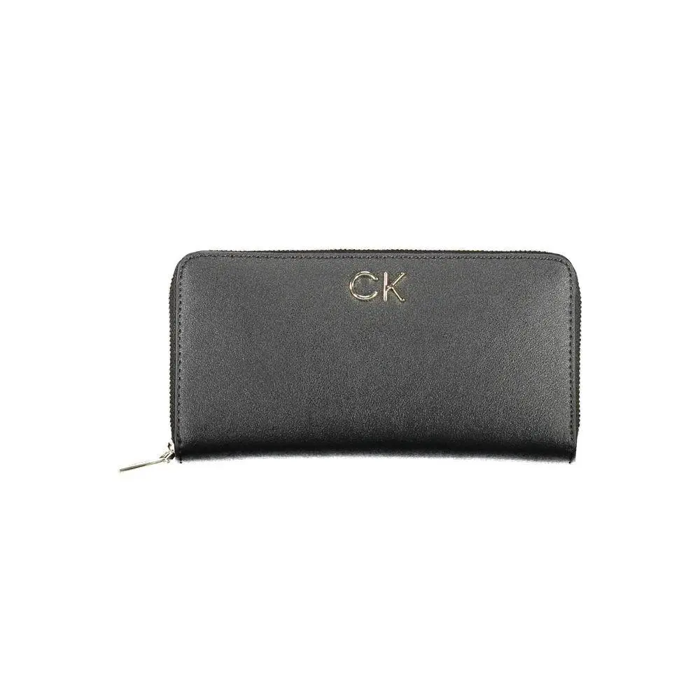 Calvin Klein Black Polyethylene Women Wallet - CA-14086