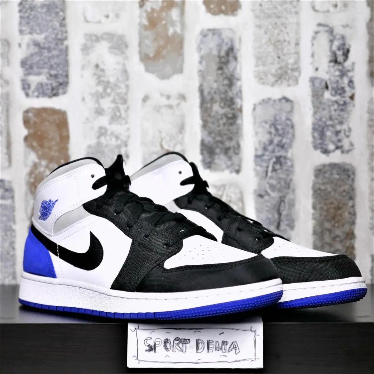 Nike Air Jordan 1 Mid SE Union Royal BQ6931-102 Grade School GS sz 5.5Y