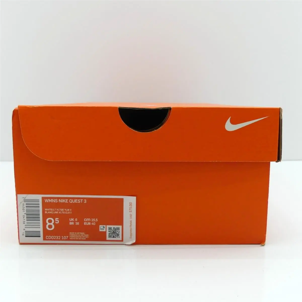 Nike shoes - Nike Quest 3 - Quest - CD0232-107 - White/LT. VLTGE YLW II 16