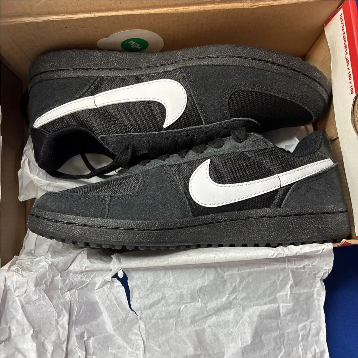 Nike Field General GS Black White Kids Youth Casual Shoes IF0465-001 Size 5y