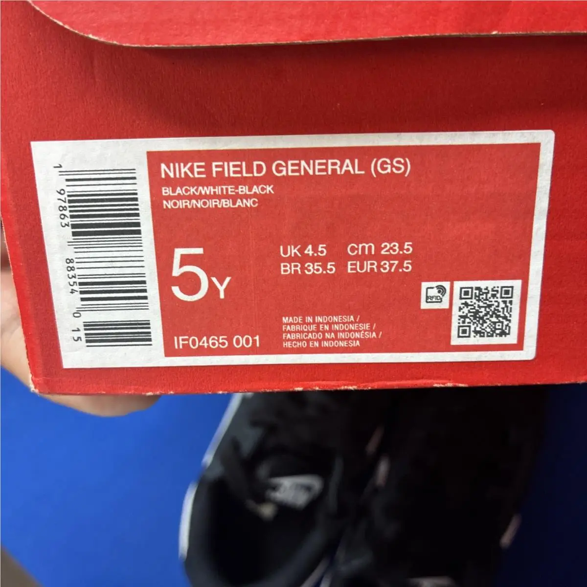 Nike shoes - Field General Gs - Field General - If0465001 - Black 6