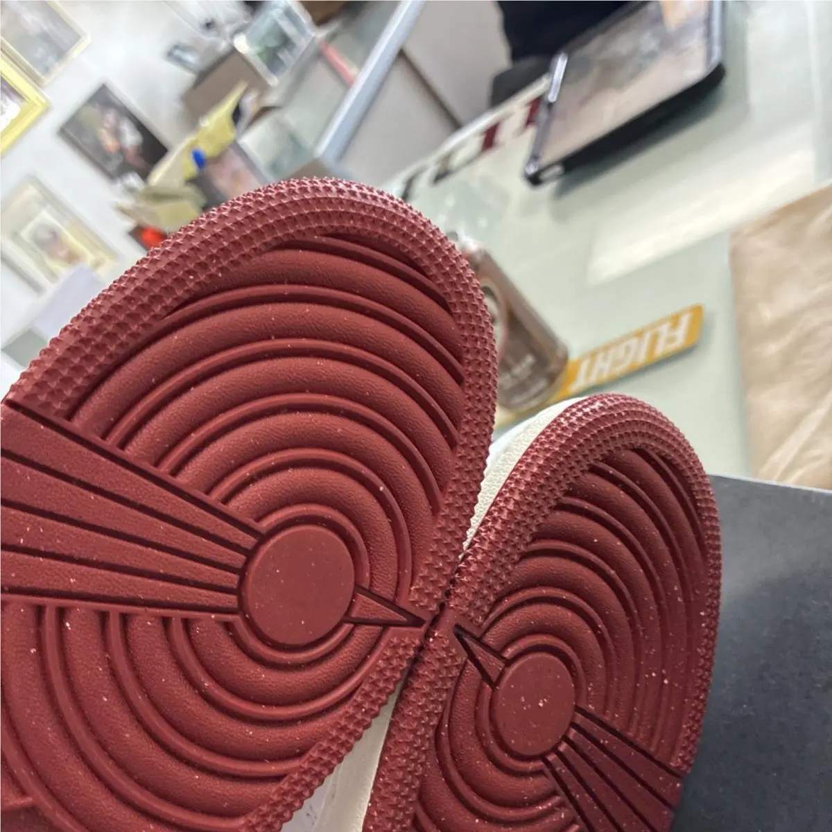 Nike shoes - Jordan 1 - White-Lobster-Dune Red 8