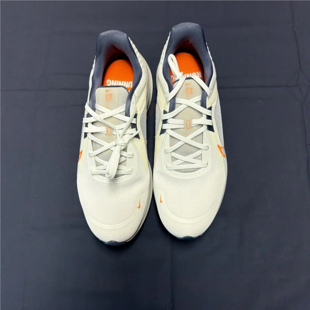 Mens Nike Quest 5 - Running Shoes / Size 9.5 / Sail-orange-blue /