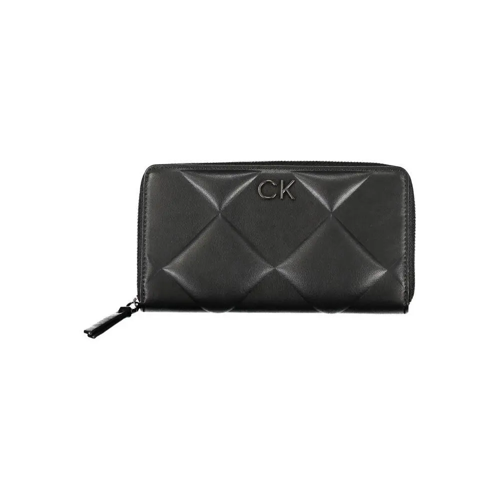 Calvin Klein Black Polyester Women Wallet - CA-26040