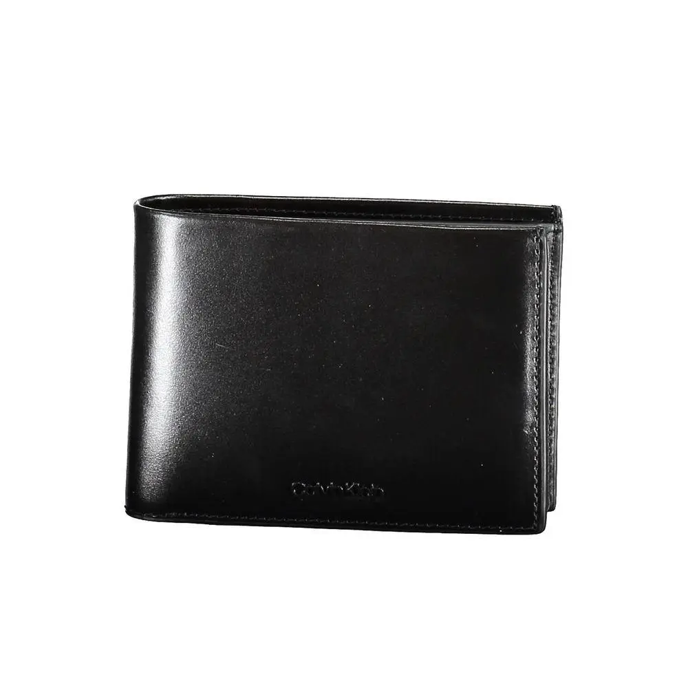 Calvin Klein Black Leather Men Wallet - CA-20515
