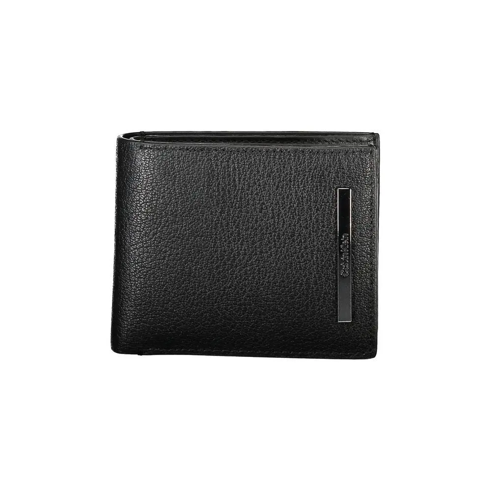 Calvin Klein Black Leather Men Wallet - CA-27473