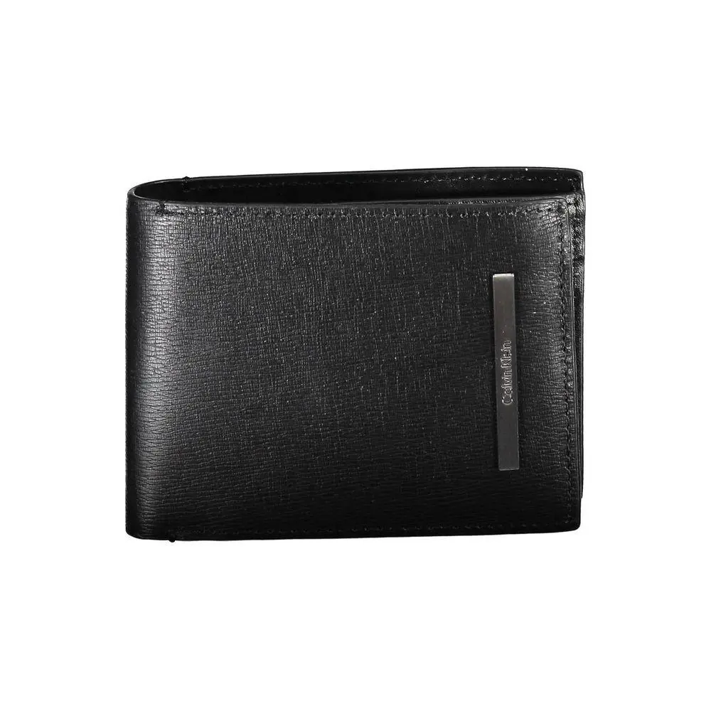 Calvin Klein Black Eco-leather Men Wallet