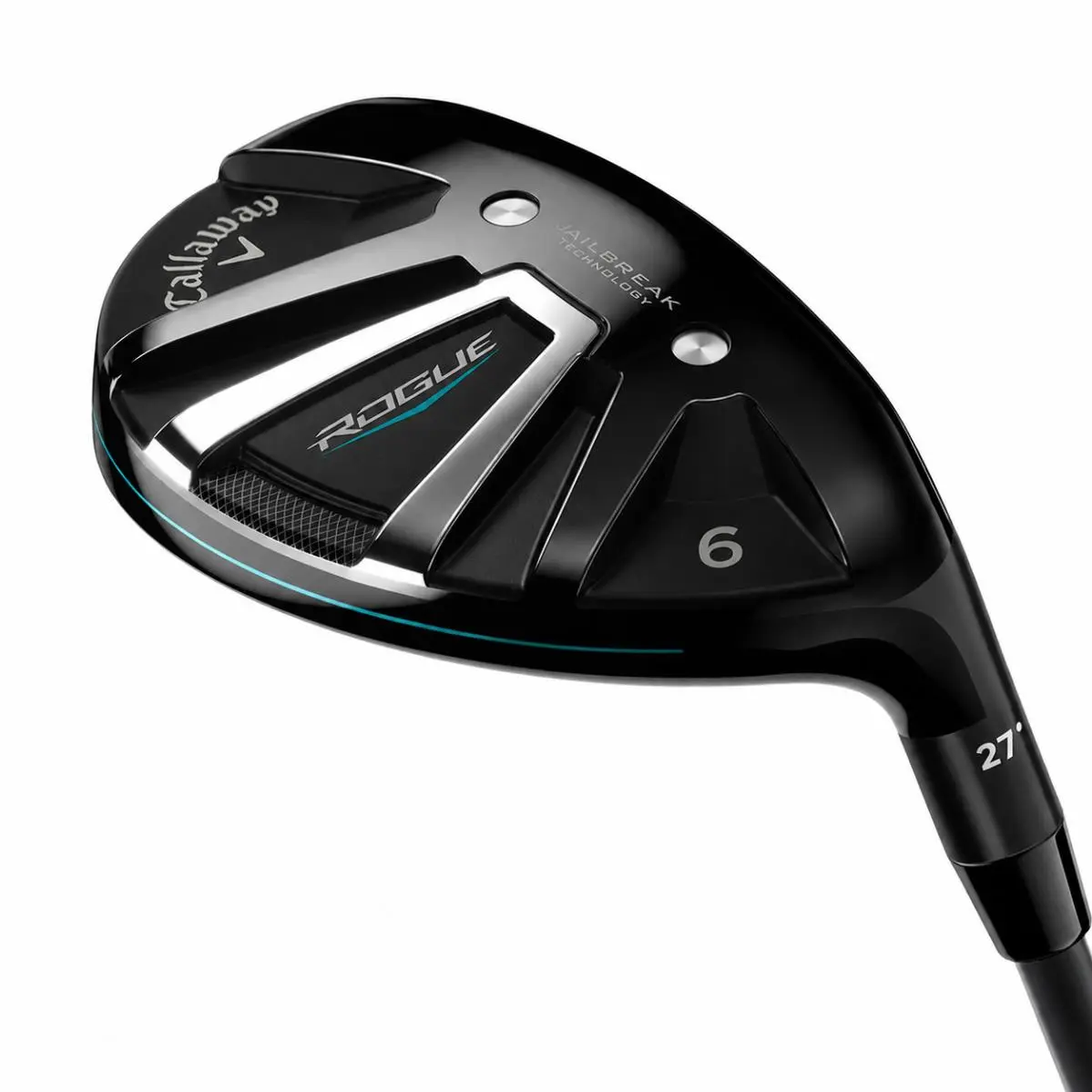 Callaway Rogue 6 Hybrid 27° Graphite R Flex Standard Length w/ Headcover