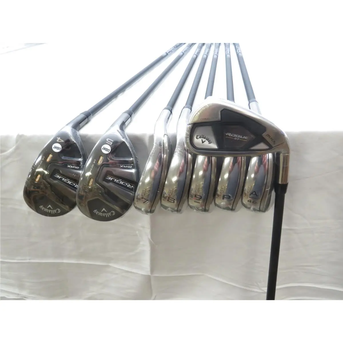 Callaway Rogue ST Max Combo Iron Set 4H-AW Cypher Fifty Senior Flex Graphite