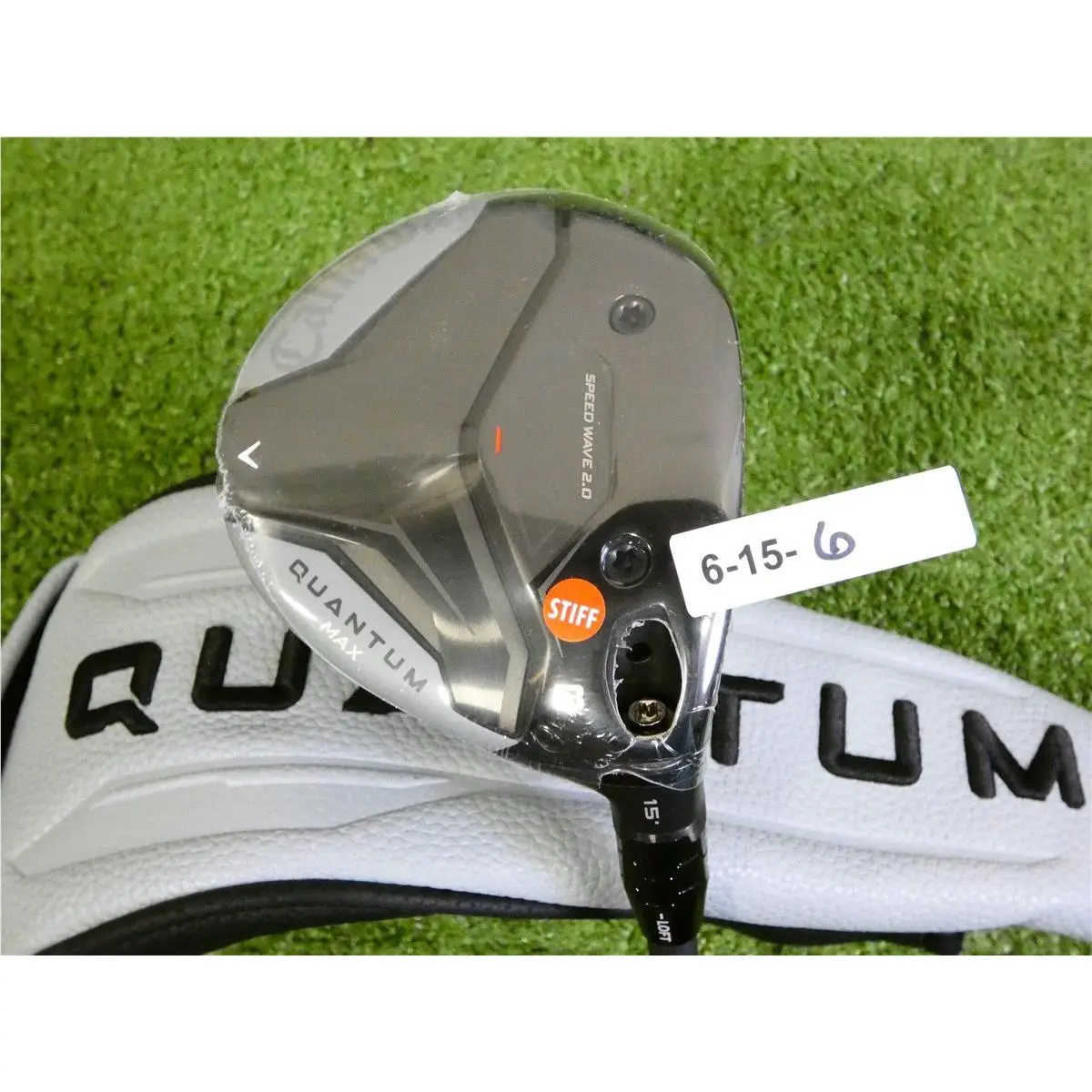 Callaway 2026 Quantum Max 15 3 Wood Denali Frost Silver 60g 6.0 Stiff w HC