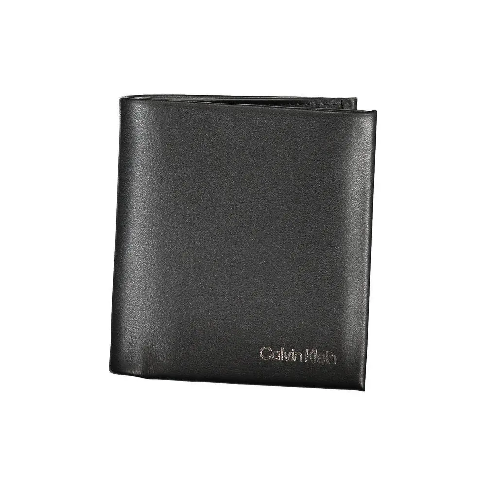Calvin Klein Nero Polyurethane Men Wallet - CA-25949