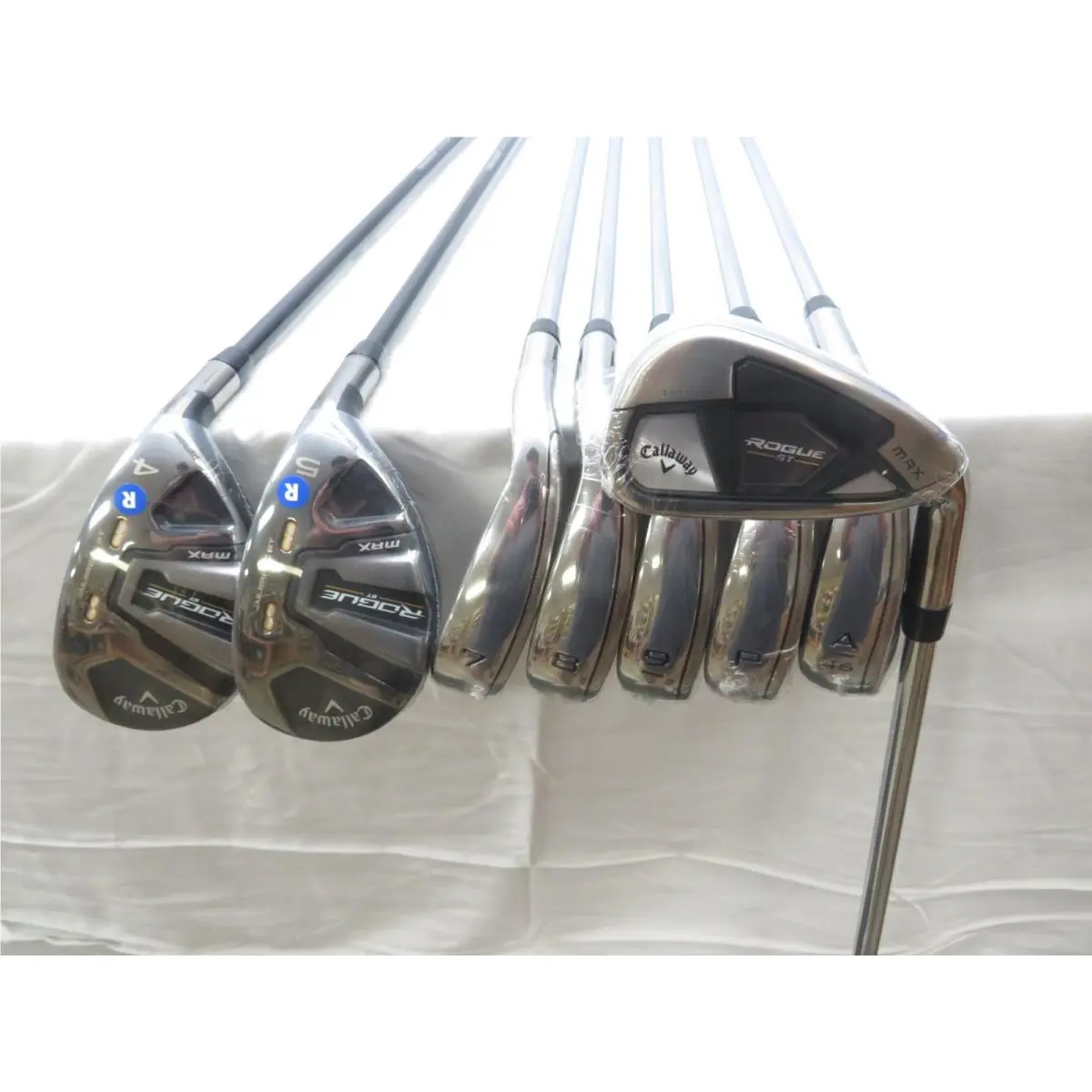 Callaway Rogue ST Max Combo Iron Set 4H-AW Elevate Mph 95 Regular Flex Steel