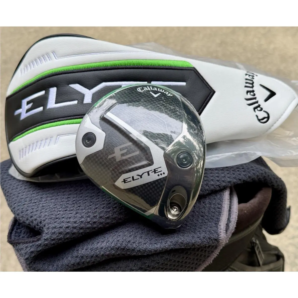 Callaway Elyte Triple Diamond 9.0 Driver Head Only 9 Elite TD Headcover RH