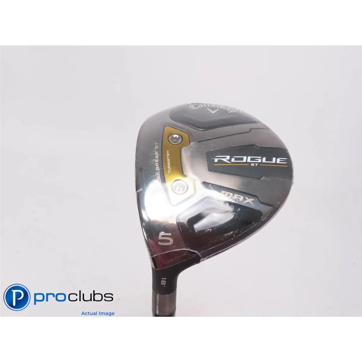 Left Handed Callaway Rogue ST Max 18 5 Wood - Gen5 Hzrdus Regular - 509716