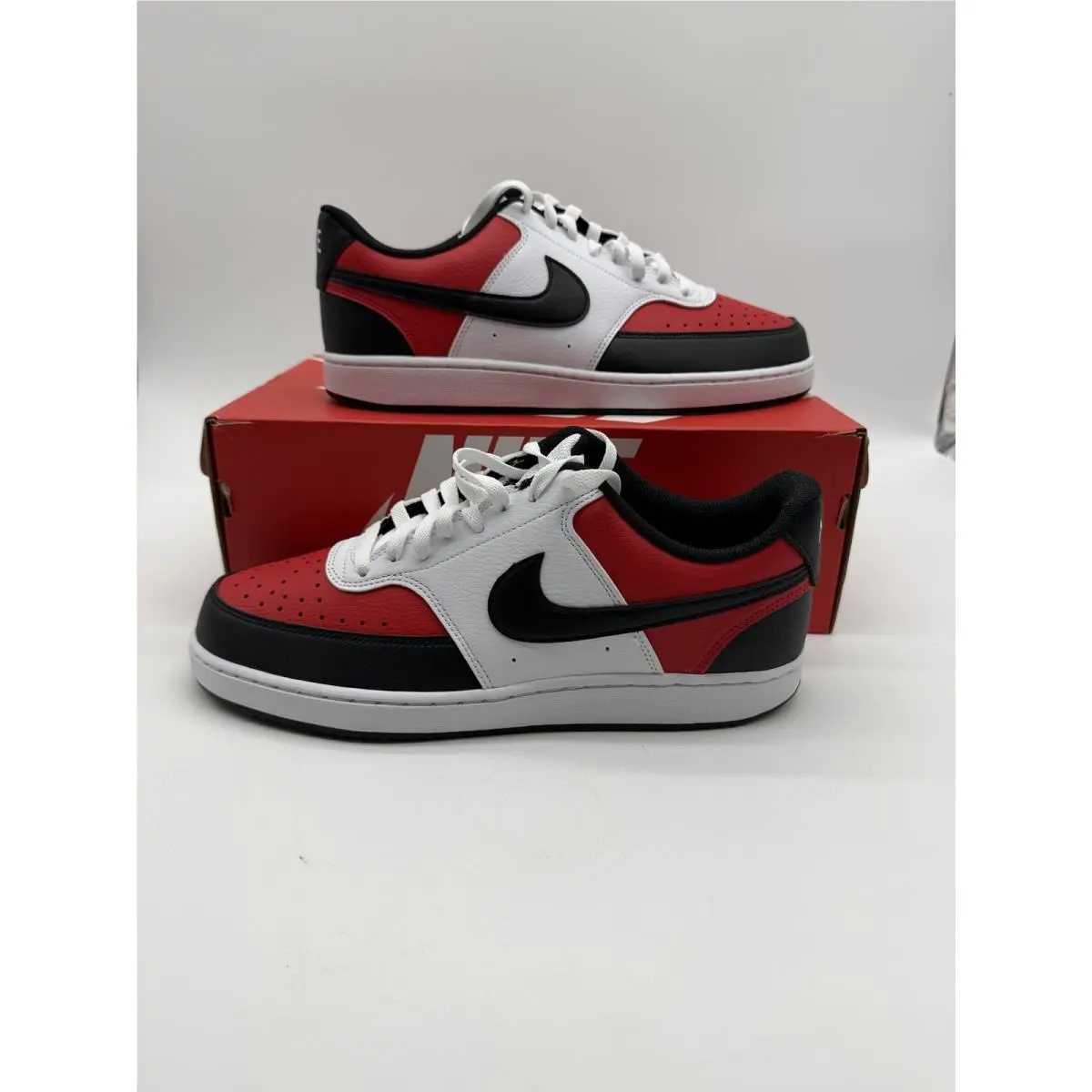 Court Vision Low University Red White / Black IO9112 657 Men’s 10.5 by Nike
