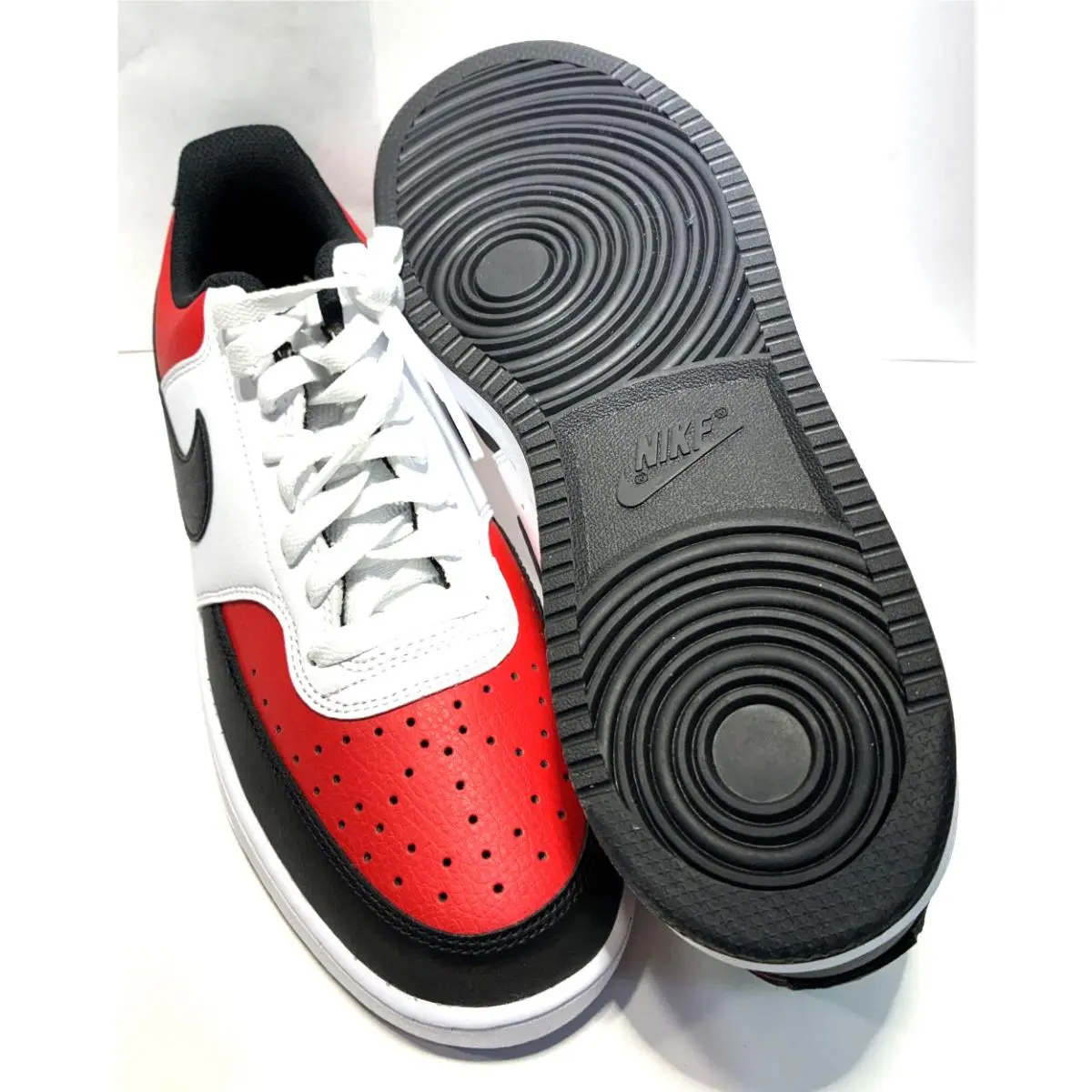 Nike shoes - Nike Court Vision - Court Vision - IO9112 657 - Black, Manufacturer: White/University Red/White (UPC: 196604824132) 4