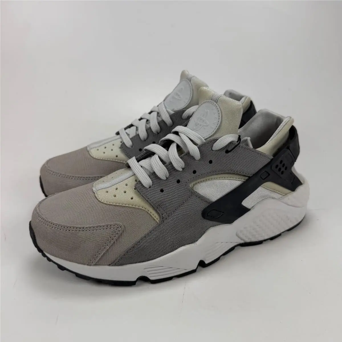 Nike Air Huarache Run Prm Womens 11.5 Grey Anthracite Sneakers 683818-009