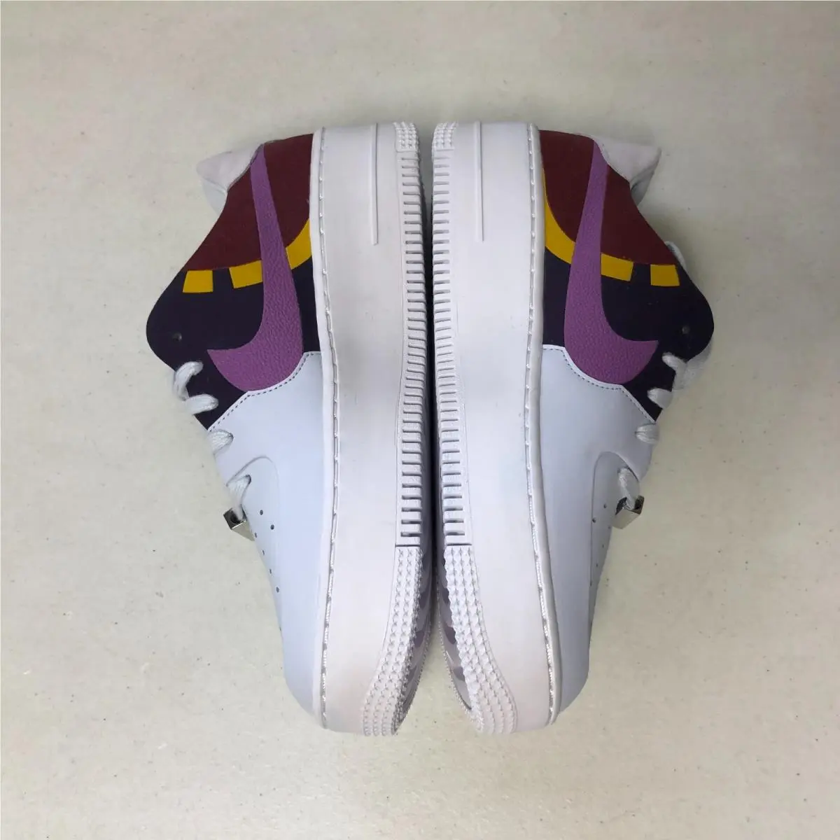 Nike shoes - Nike Air Force 1 - Air Force - BV1976-003 - Football Grey/Dark Orchid (UPC: 193150493812) 2