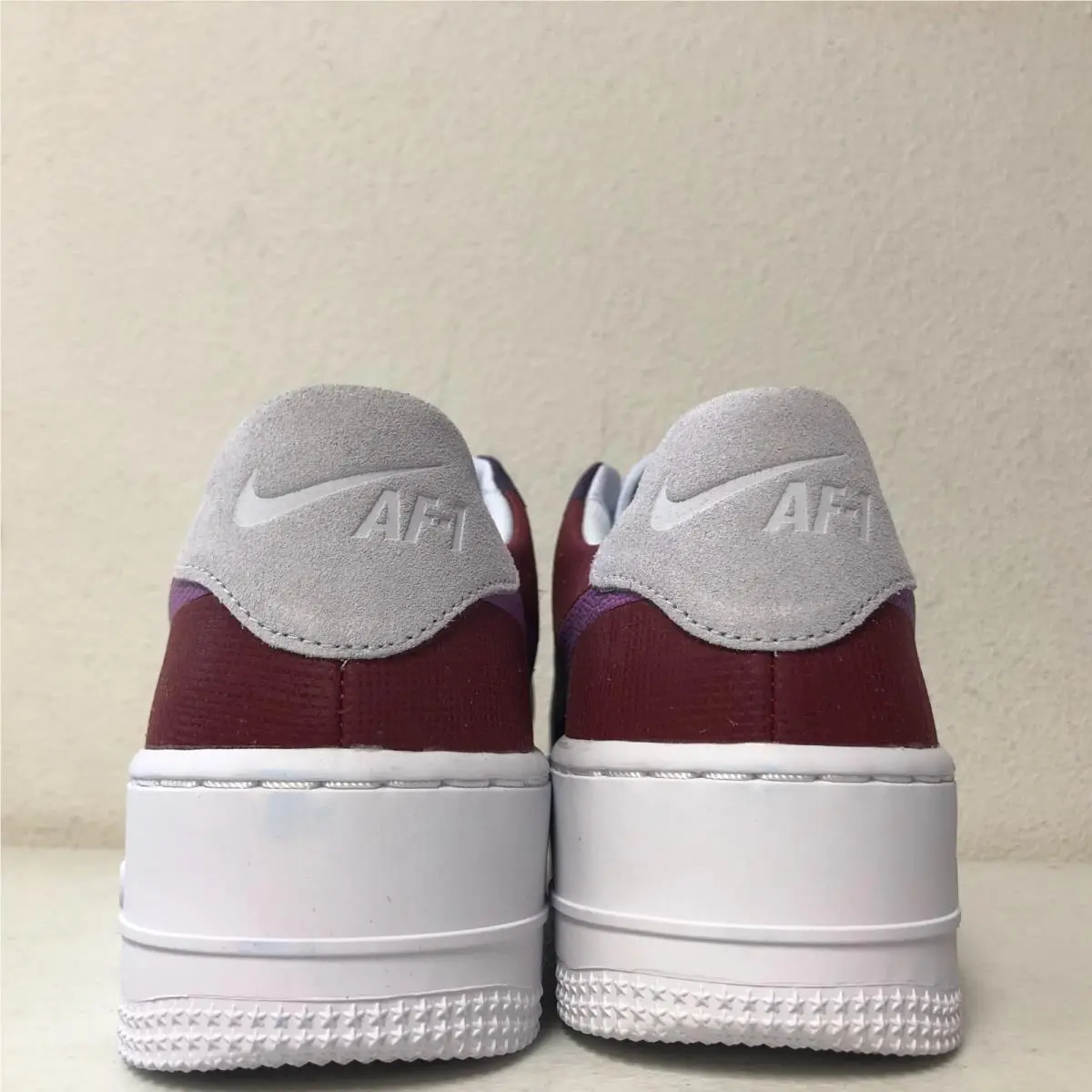 Nike shoes - Nike Air Force 1 - Air Force - BV1976-003 - Football Grey/Dark Orchid (UPC: 193150493812) 3