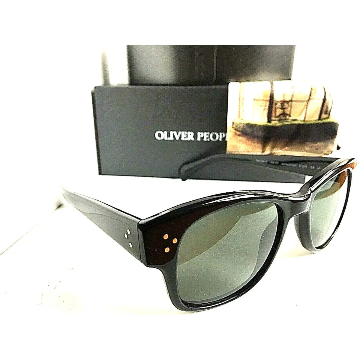 Polarized  Jannsson 51mm Black Men`s Sunglasses by Oliver Peoples