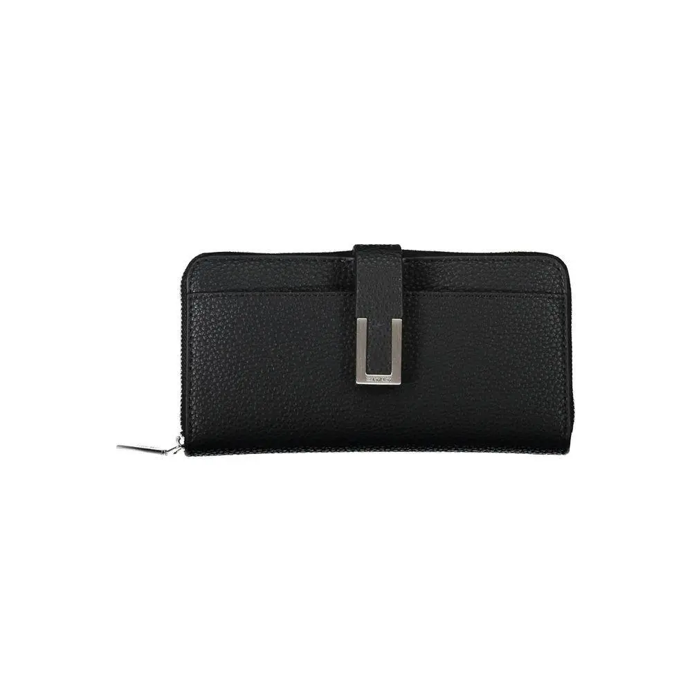 Calvin Klein Nero Polyurethane Women Wallet - CA-20484