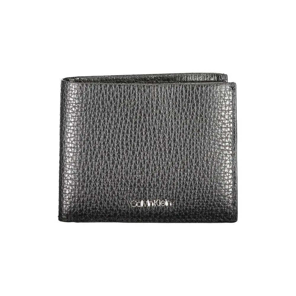 Calvin Klein Black Leather Men`s Wallet
