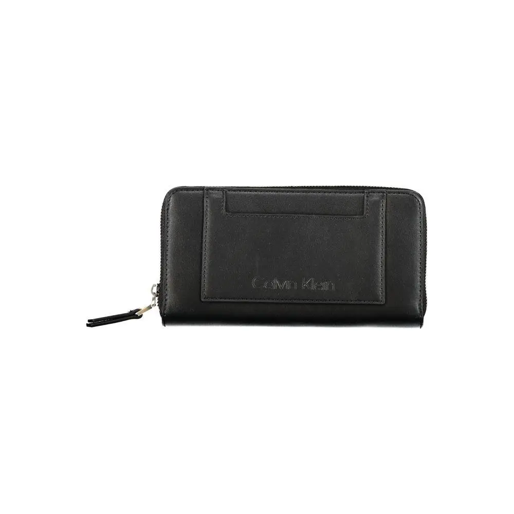 Calvin Klein Black Polyester Women Wallet - CA-27482