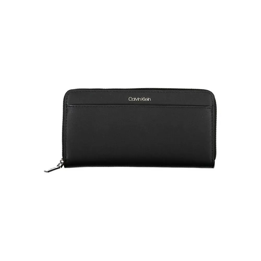 Calvin Klein Black Polyethylene Women Wallet - CA-22431