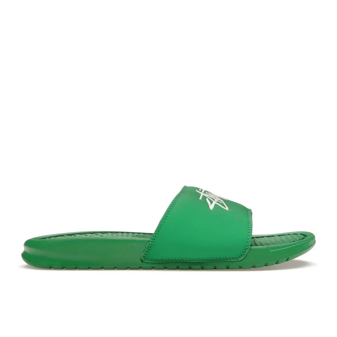 Size 12 Nike Benassi Stussy Green