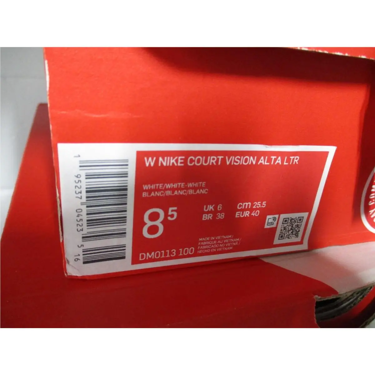 Nike shoes - Nike Court Vision Alta - Court Vision Alta - White 6